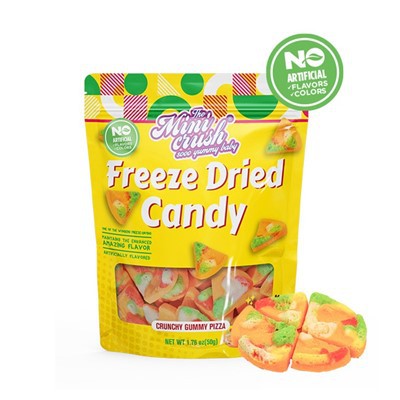 फ़्रीज़ सूखे कुरकुरे पिज़्ज़ा (प्राकृतिक रंग)