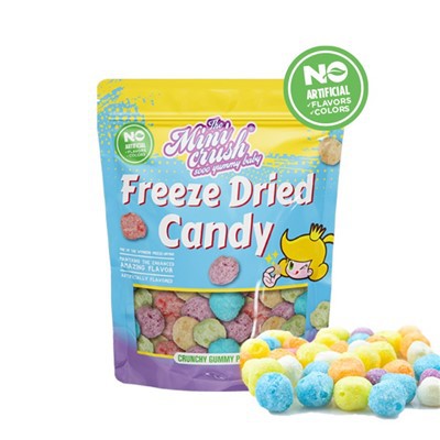 फ़्रीज़ सूखे कुरकुरे पफ्स (प्राकृतिक रंग)