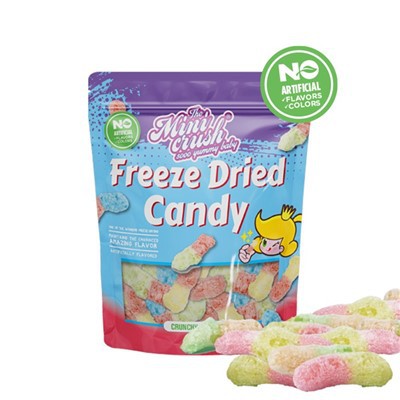 फ्रीज सूखे कुरकुरे कीड़े (प्राकृतिक रंग)